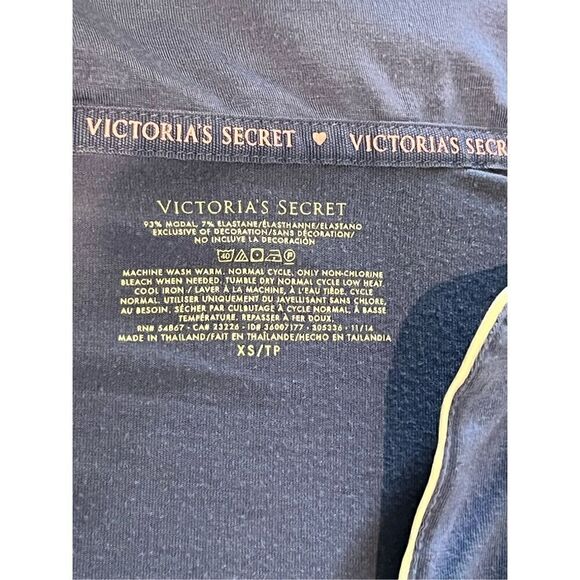 Victoria’s Secret blue long sleeve nightshirt - XS - 🙂3/$15 - Picture 7 of 7